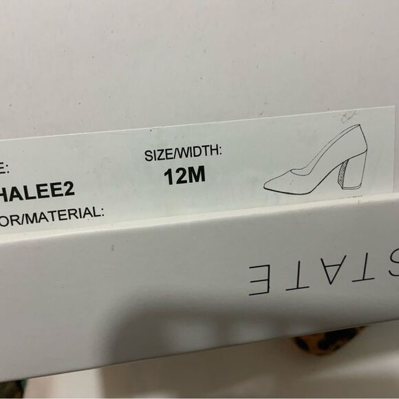 New with box 1.STATE HALEE 2 PUMP COW HAIR FUR~ 12 M - Picture 5 of 12